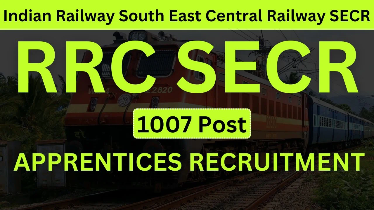 RRC SECR Apprentices Recruitment 2025 Online Form