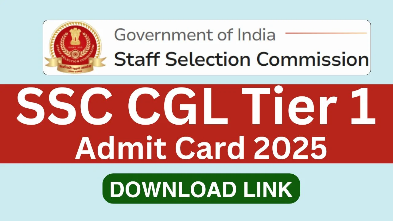 SSC CGL Admit Card Exam Date Hall Ticket Link