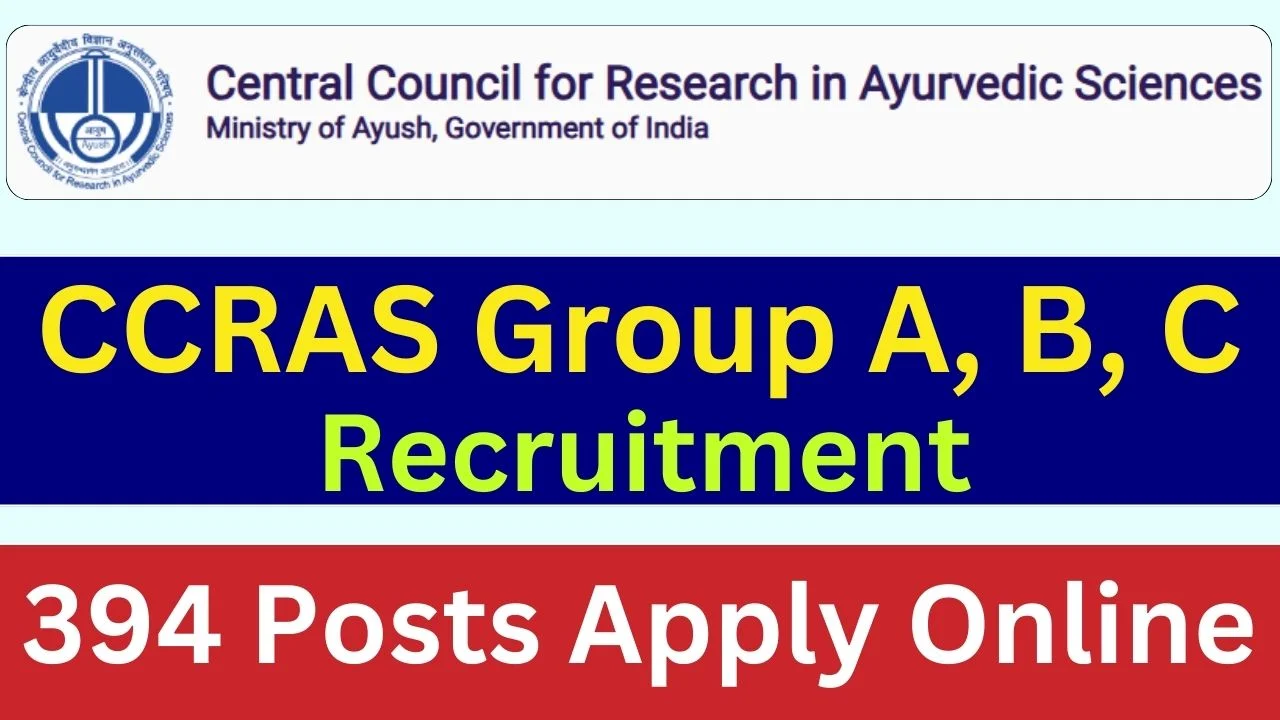 CCRAS Group A, B, C Recruitment