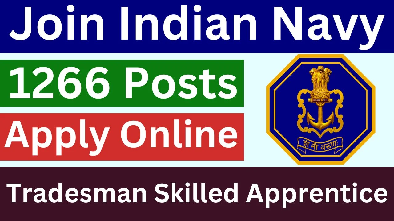 Indian Navy Tradesman Skilled Apprentice Recruitment