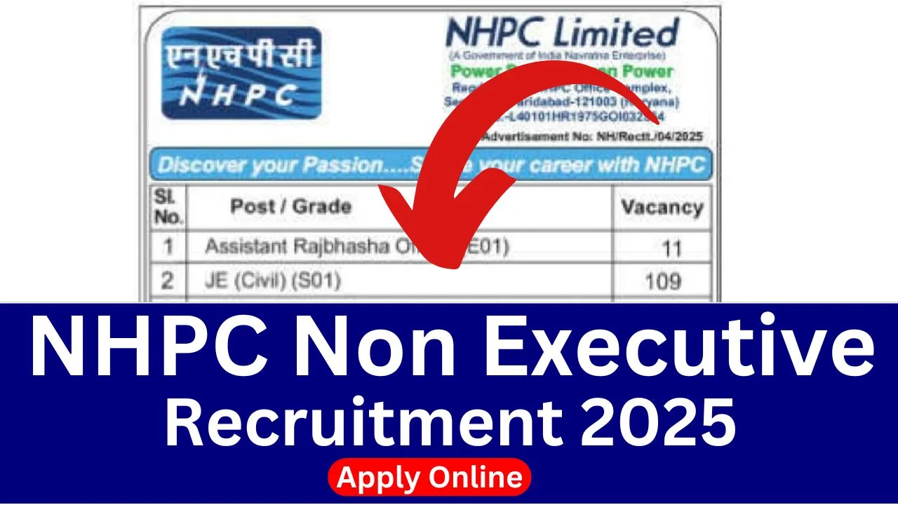 NHPC Non Executive Recruitment