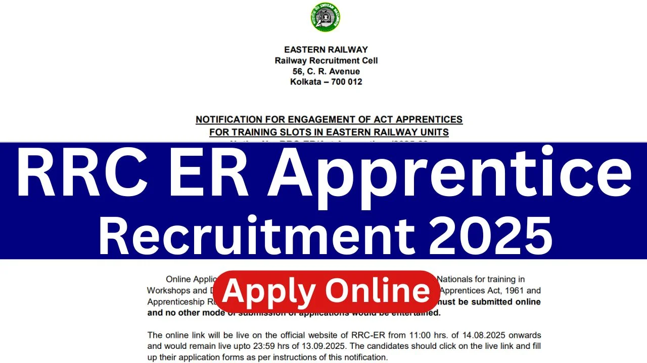 RRC ER Apprentice Recruitment