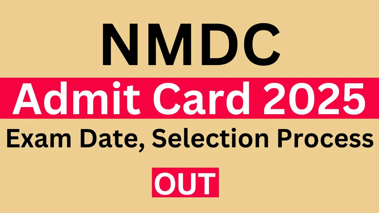 NMDC Admit Card