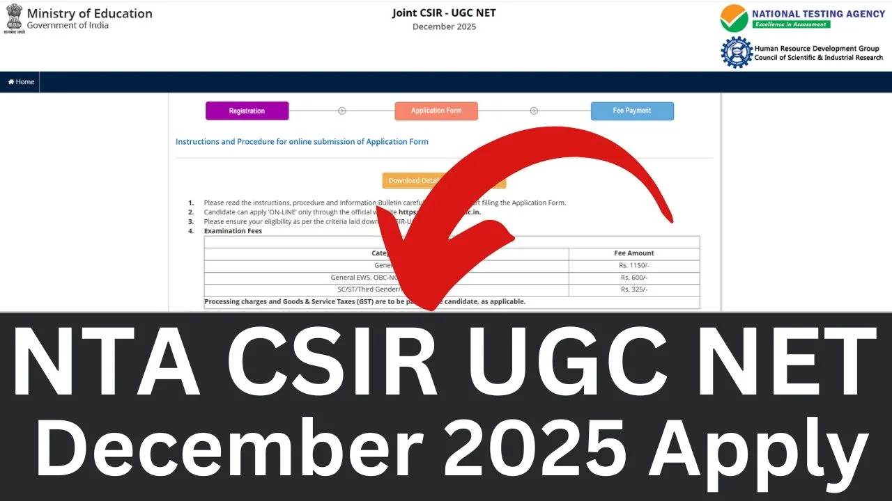 NTA CSIR UGC NET December