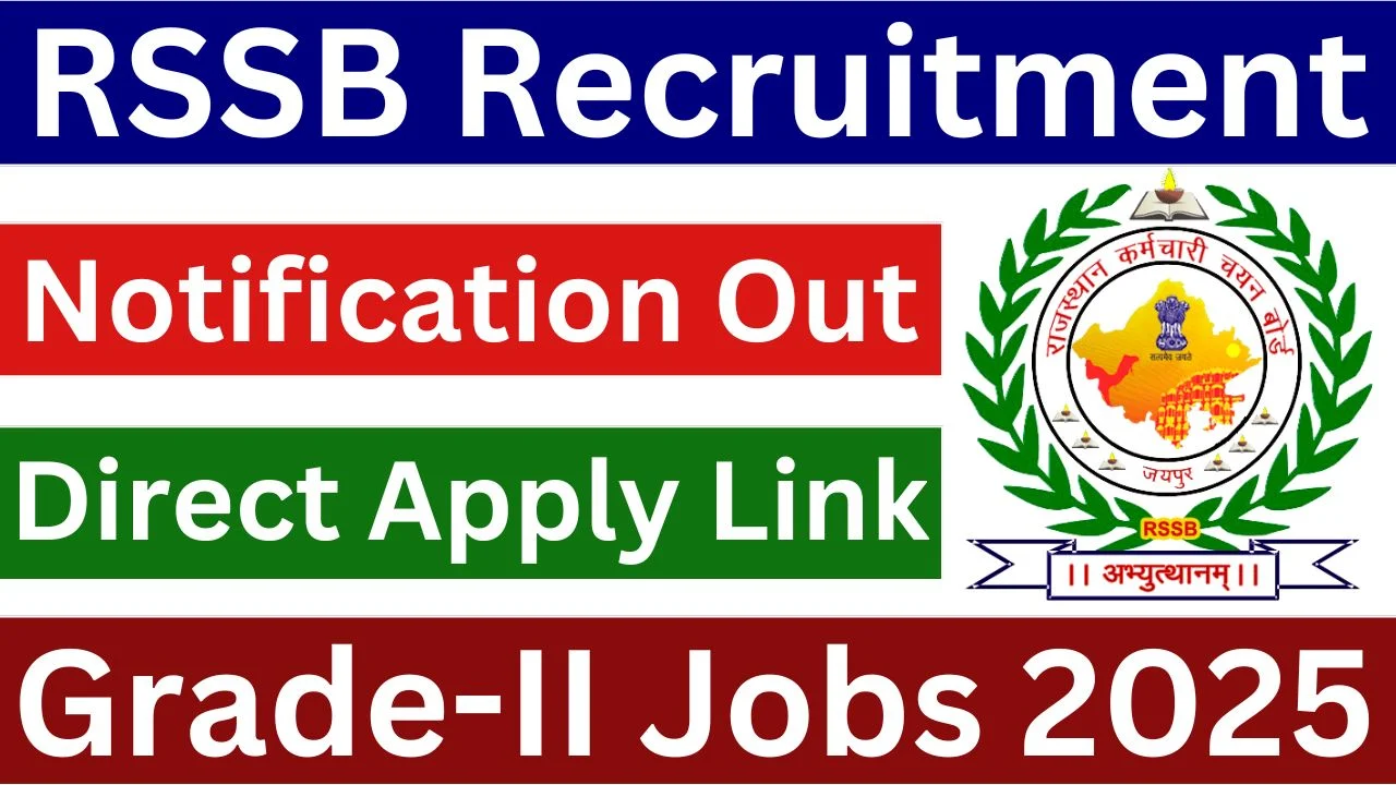 RSSB Jamadar Grade II Recruitment