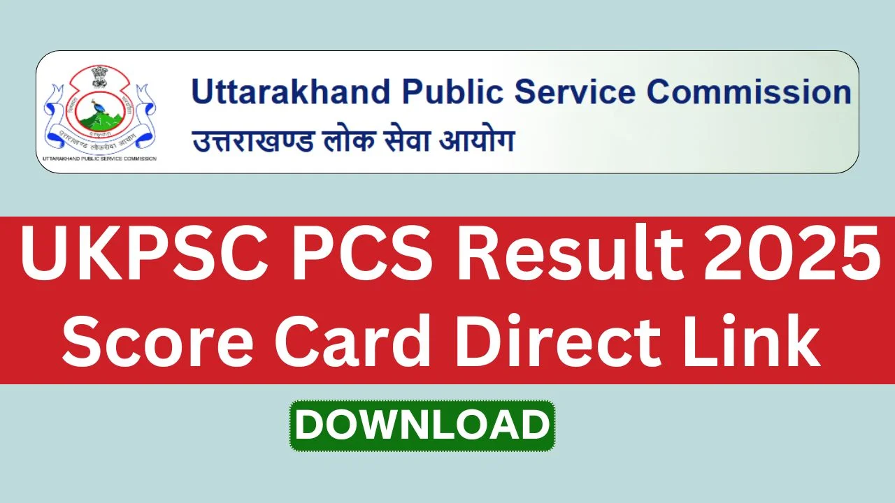 UKPSC PCS Result