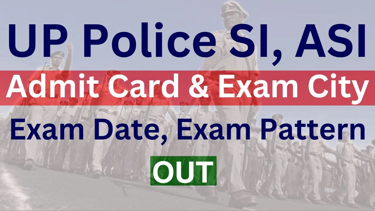 UP Police SI ASI Admit Card