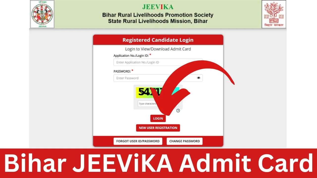 Bihar JEEViKA Admit Card