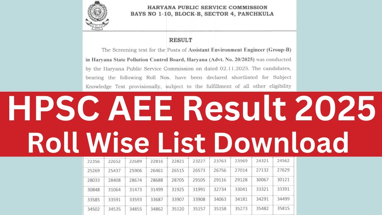 HPSC AEE Result