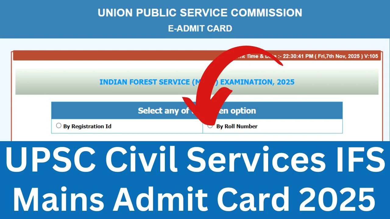 UPSC Civil Services IFS Admit Card